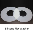 Силиконовая прокладка для смесителя, белая гофрированная прокладка для водонагревателя, кольцо для уплотнения смесителя DN15202532405065100  200400