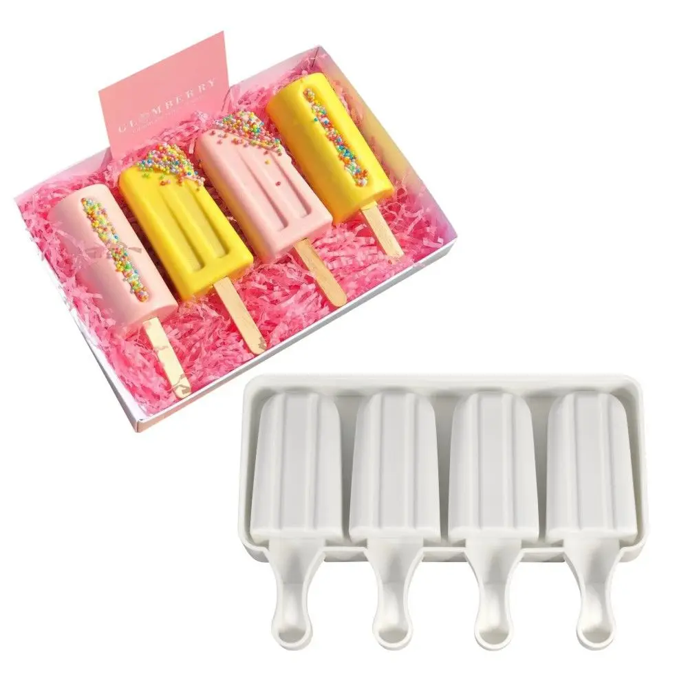 Силиконовая форма для мороженого фруктового льда сделай сам замороженного