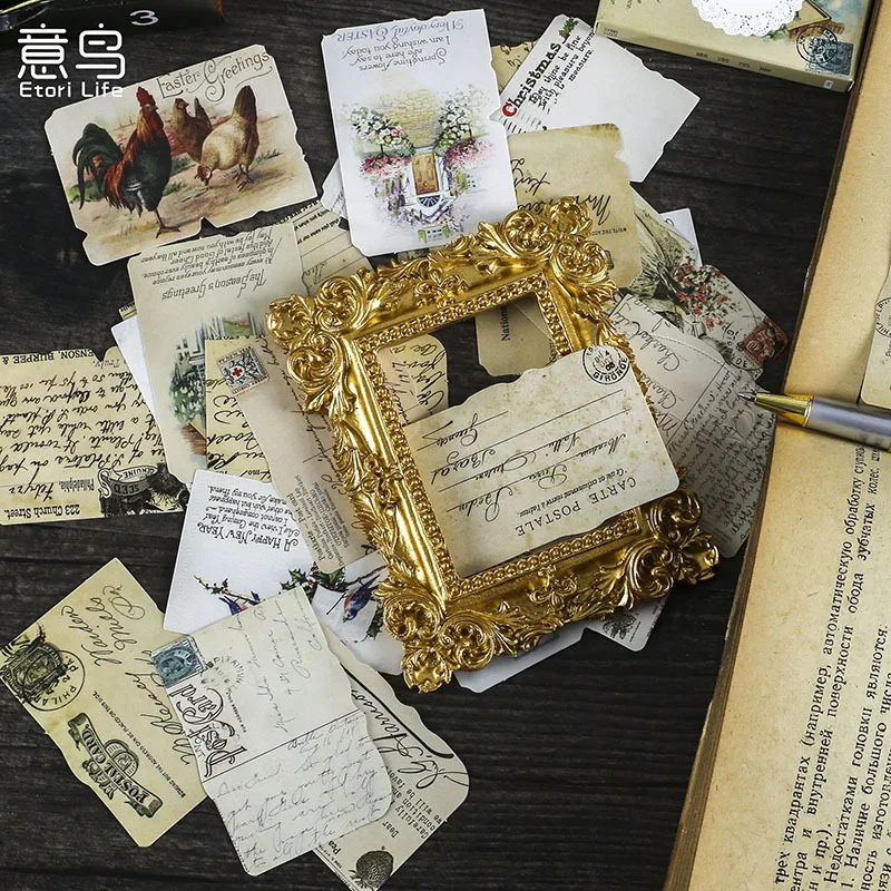 24 Pcs Vintage Newspaper Paper Sticker Set Scrapbooking Diy Stickers Decorative Label For Planner Album Art Craft Diary Journal |