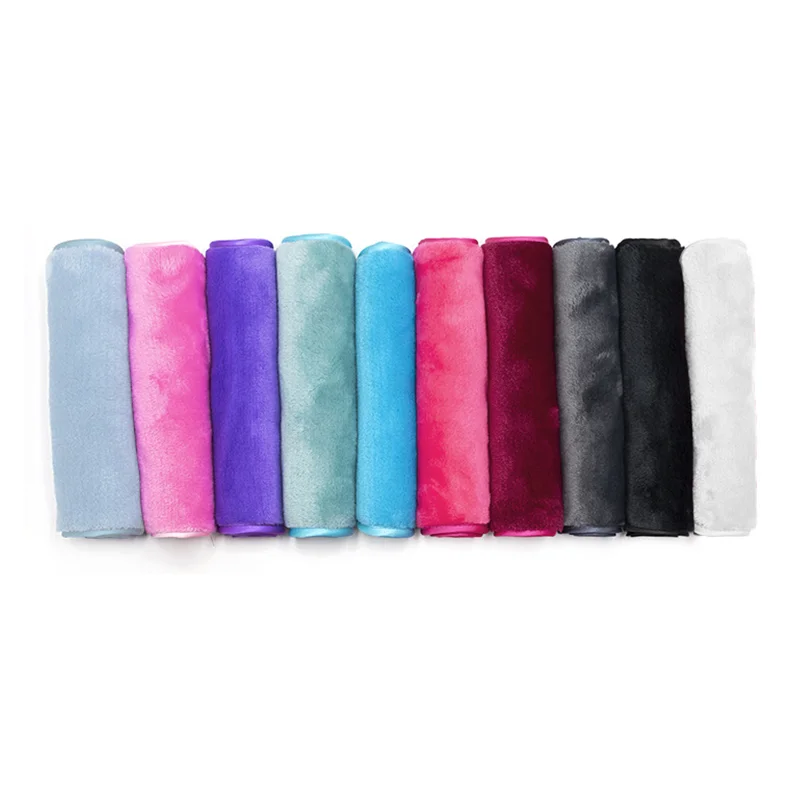 1 шт. полотенце для удаления макияжа лица ткань из микрофибры многоразовое