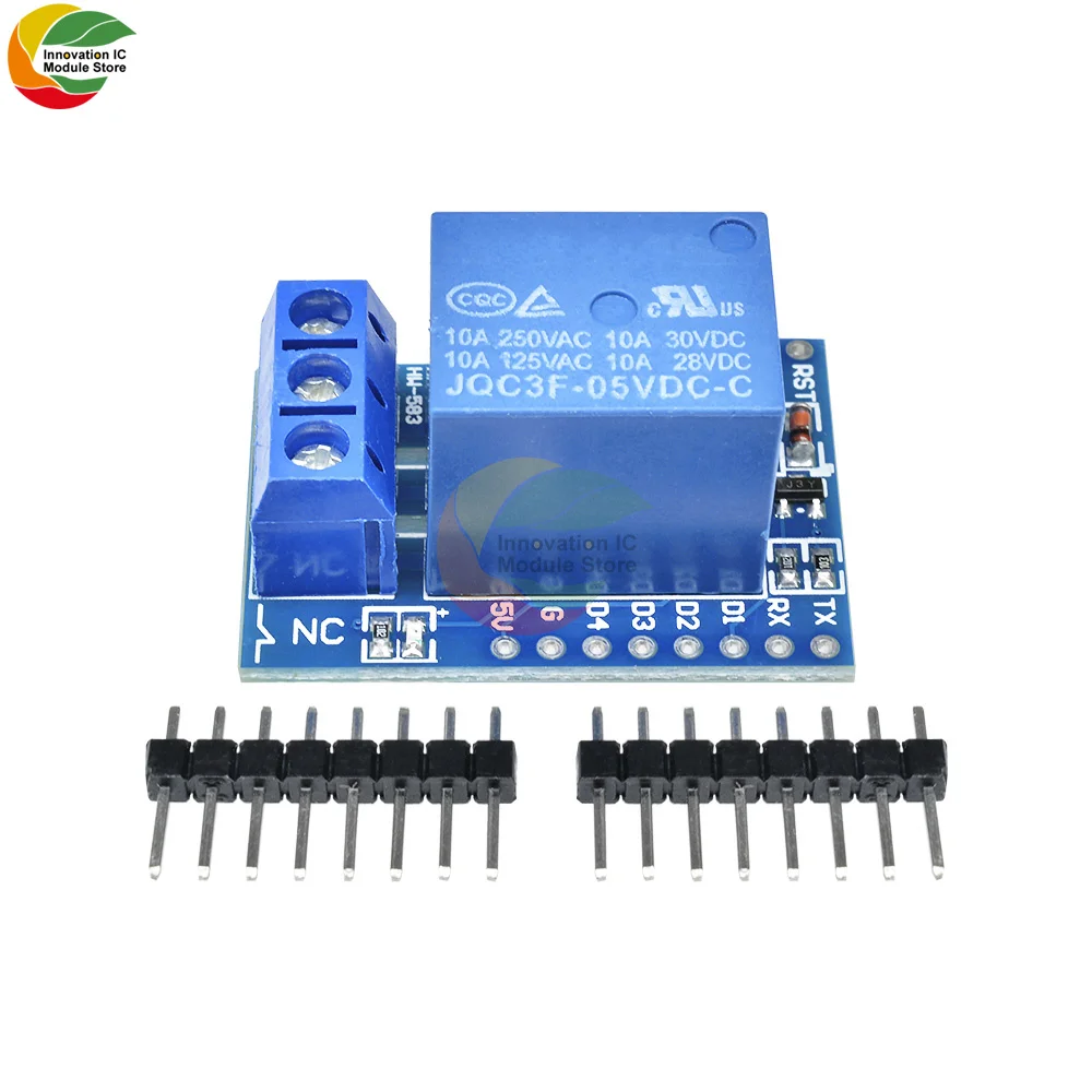 DC 5V/12V ESP8266 Relay Shield Module V2 For WeMos D1 Mini Development Board Arduino | Электронные компоненты и