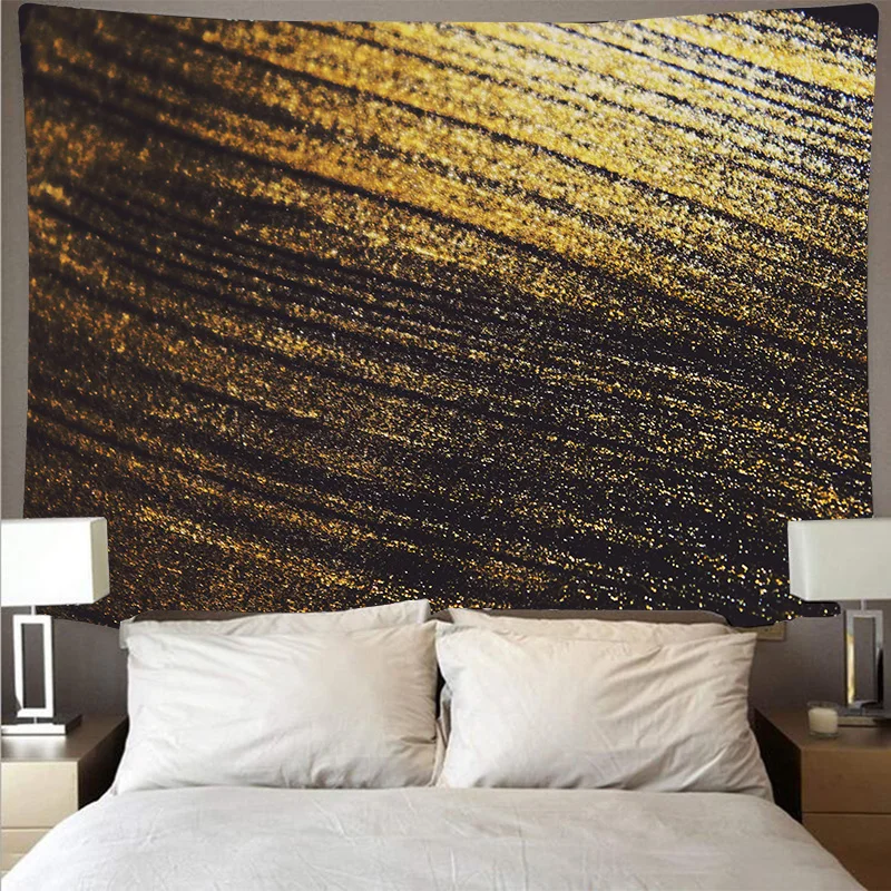 Черный фон дверные ручки золотые с красочными рисунками большой художественный