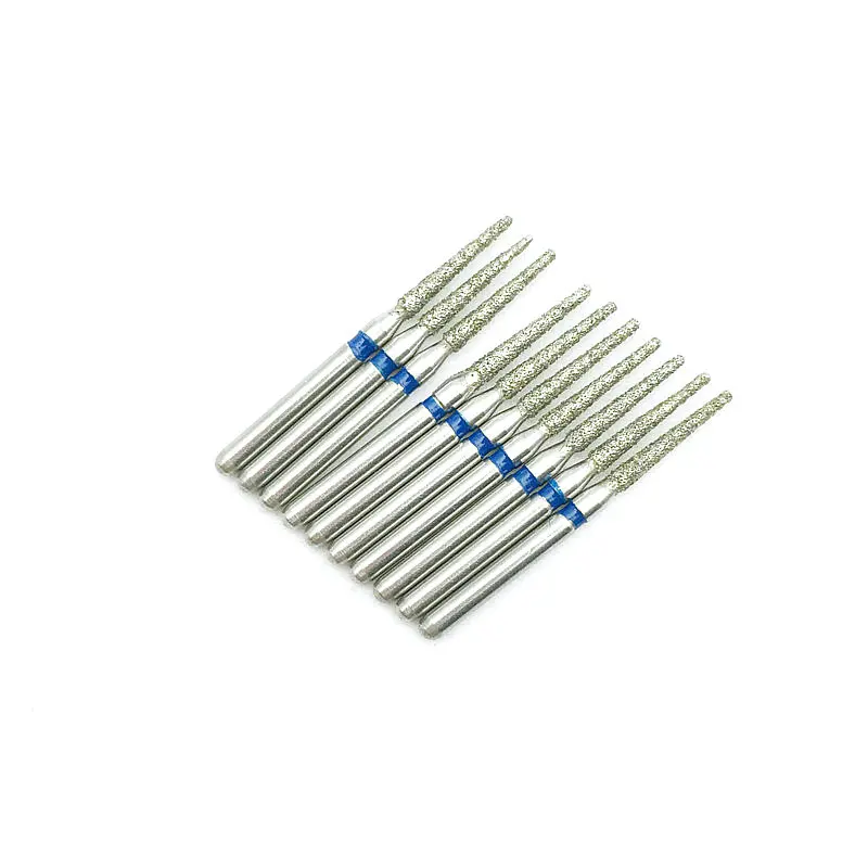 Высокоскоростные дрели для зубных протезов алмазные боры 10 шт./кор. ФГ 1 6 мм
