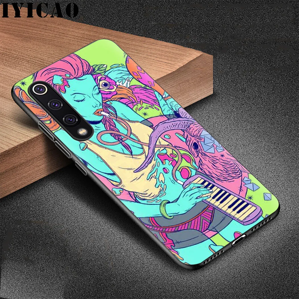 Психоделические любовь с днем рождения Мягкий силиконовый чехол для Xiaomi Redmi 5 6 7 4A