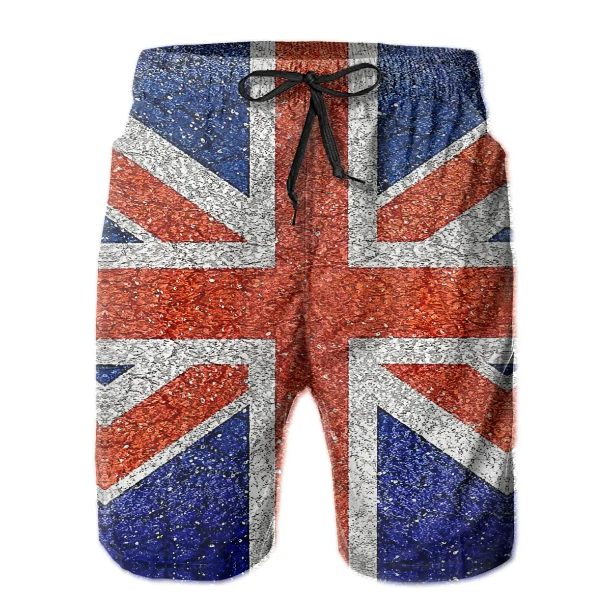 

R333 running England Flag Grunge Short Breathable Quick Dry Funny Novelty Hawaii Pants