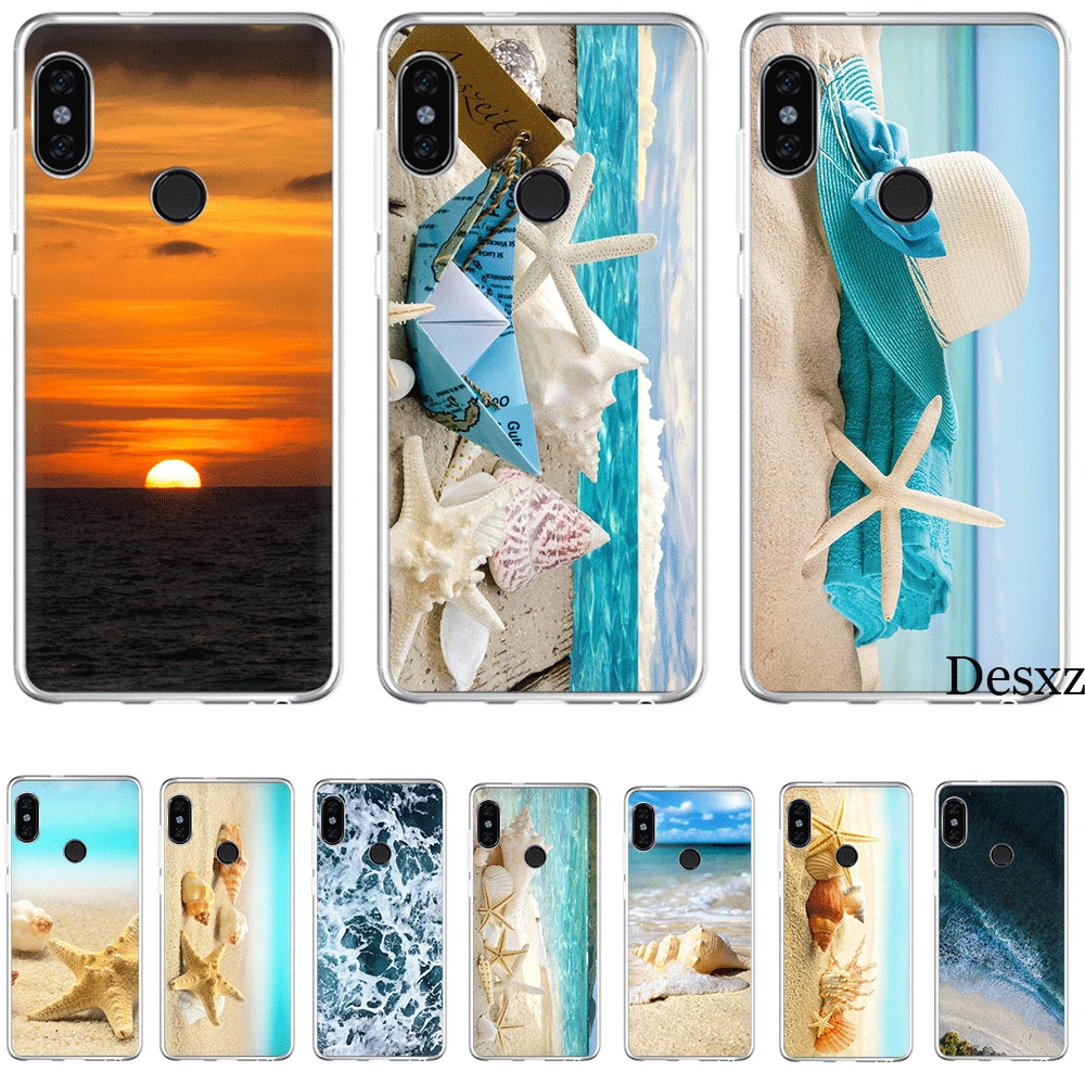 Чехол для телефона Xiaomi Redmi 3 3S 4 4A 4X 5 5A 6 7 Go 6A S2 K20 Pro Prime Plus K30 Poco X2 Cover Sea Beach Starfish