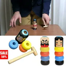 Immortal Daruma Toys,, совершенно новая волшебная бесчеловечная упрямая деревянная игрушка, забавная волшебная игрушка, небьющаяся