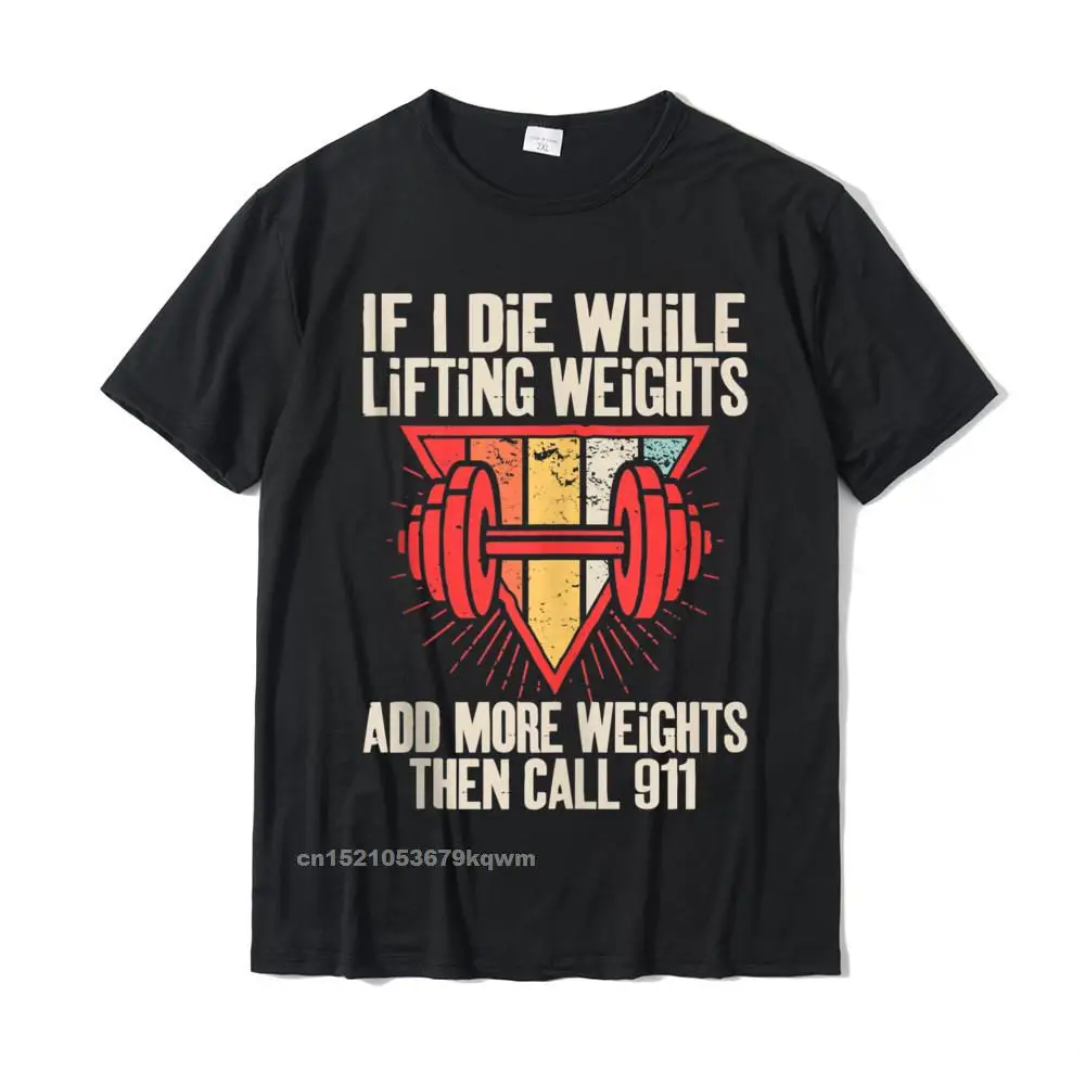 Camiseta divertida de gimnasio para hombres, Camisa de algodón con levantamiento de pesas, regalo Popular, de verano