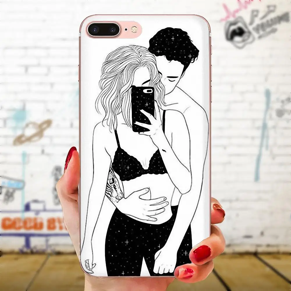 TPU New Arrival For LG G2 G3 G4 G5 G6 G7 K4 K7 K8 K10 K12 K40 Mini Plus Stylus ThinQ 2016 2017 2018 Two People's Love | Мобильные