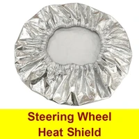 1 pcs car sun shade cover steering wheel sunshade for gm steering wheel sheath sunscreen insulation sleeve
