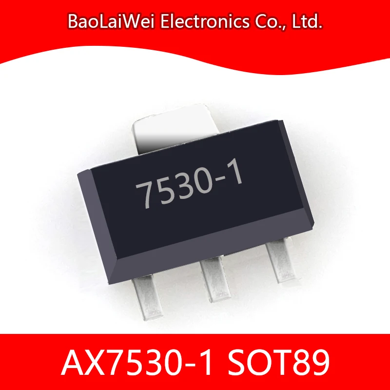 

5pcs AX7530-1 3SOT89 3SOT23 3TO92 5SOT23 Chip Electronic Components Integrated Circuits LDO Voltage Regulator (same as HT7530)