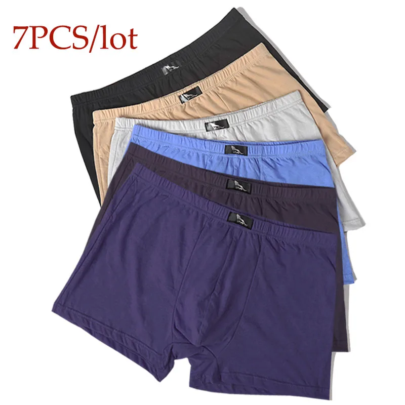 

7PCS/Lot cotton Men Panties Shorts Underwear Boxer Shorts Men's underwear High quality men's underwear U Convex Pouch Comfort
