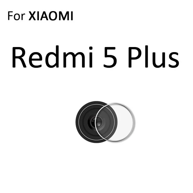 Задняя камера из закаленного стекла для объектива Xiaomi mi 9T Pro A3 Защитная пленка для экрана для Red mi Note 8 7 6 5 Pro на Red mi 7 7A 6 6A 5 Plus - Цвет: For Redmi 5 Plus