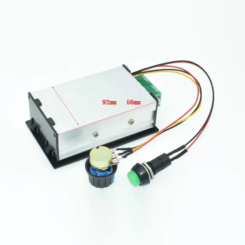 0-100 digital display stepless speed regulation 6V-60V PWM DC motor controller Switch With case(6.5) | Обустройство дома