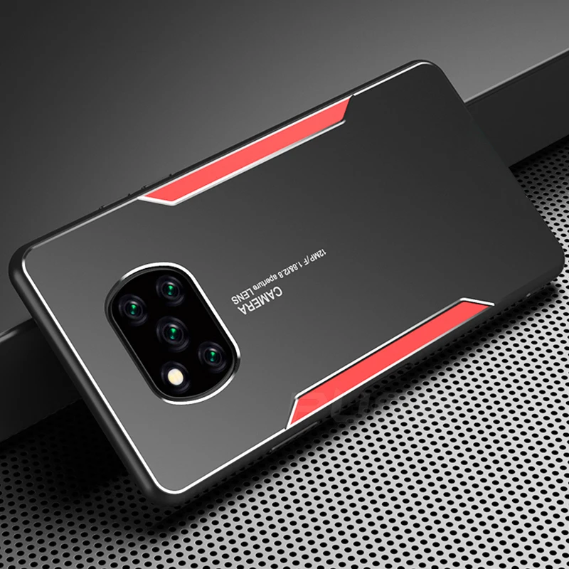 

For Pocophone X 3 Luxury Matte Aluminum Alloy Metal Back Case For Xiaomi Poco X3 NFC Shockproof Hard Phone Cover Coque Funda