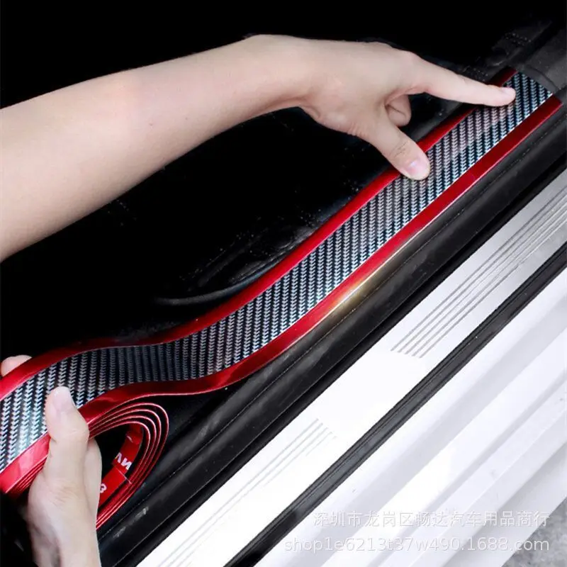 

Car Door Sill Protector Rubber Strip Threshold Protection Bumper Film For Kia Sorento 2021 2016 2017 2018 2019 2020