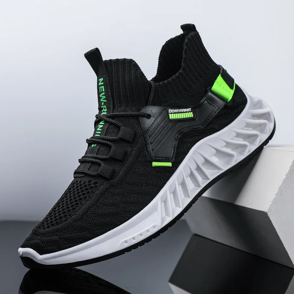 

spring and autumn new men's shoes fashion shoes men fly net surface breathable Korean casual shoes