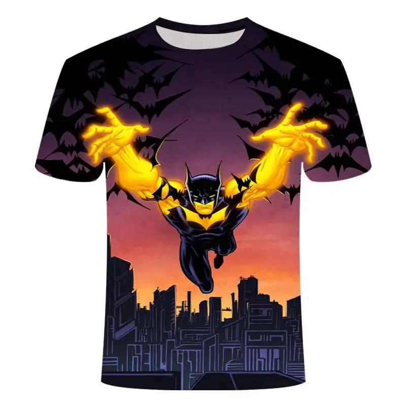 

2021 new handsome comfortable men's T-shirt, women's cartoon T-shirt, 3D printing, summer fashion elements