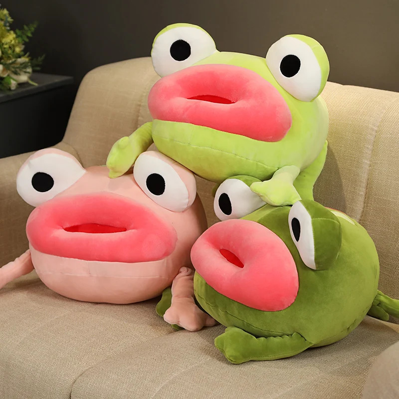 

35-45cm New Frog Plush toys doll animal frog plush Stuffed Comfort Pillow Animal Doll Soft Cartoon Kids Girls Birthday Gifts