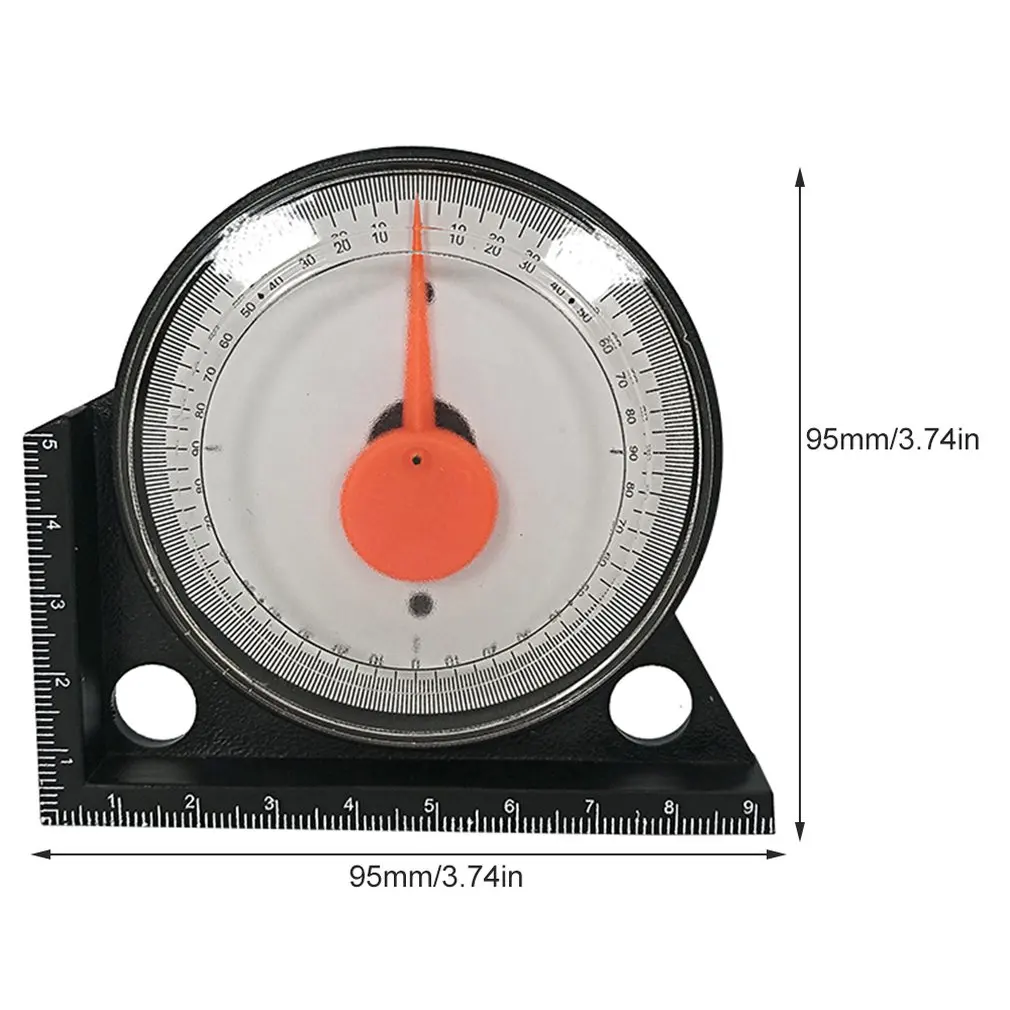 

High Precision Tilt Level Meter Angle Finder Clinometer Gauge With Magnetic Base Slope Measuring Instrument