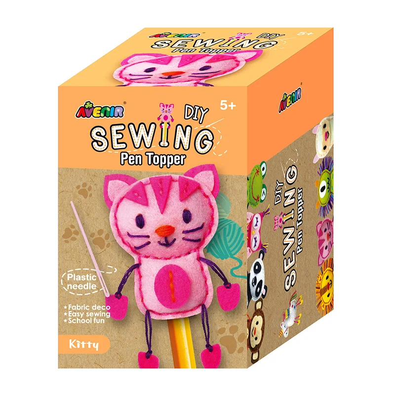 Сделай Сам швейная ручка для детей ручная работа Кукольное ремесло мультяшный