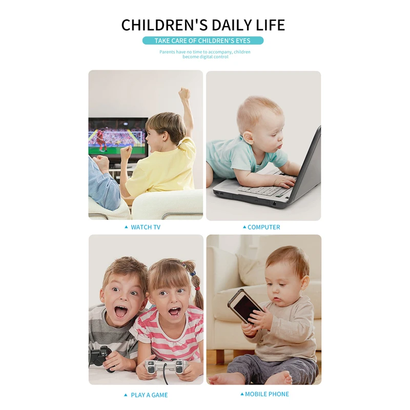 Elbru новинка детский анти синий светильник очки для мальчиков и девочек ультра