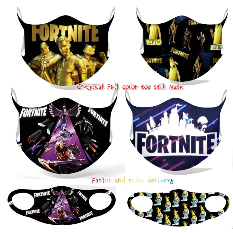 Высококачественные маски Fortnites с рисунком фигурок Battle Royale защитные из ледяного