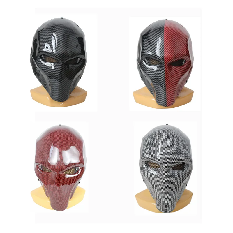 New Deathstroke Helmet Arrow Season 5 Cosplay Helmet Fiberglass Mask Accessories Props Halloween High Quality Adult Mask images - 6