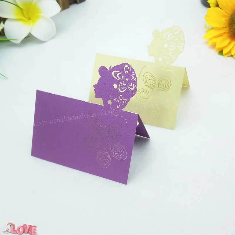 100 шт. лазерная резка узор для невесты свадебное торжество день рождения