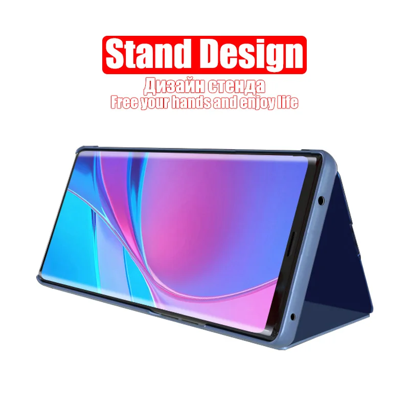Прозрачный умный зеркальный чехол для Xiaomi Redmi Note 8 Pro K20 K30 6 6a 7 Mi A1 A2 A3 SE 9 Lite Max 3