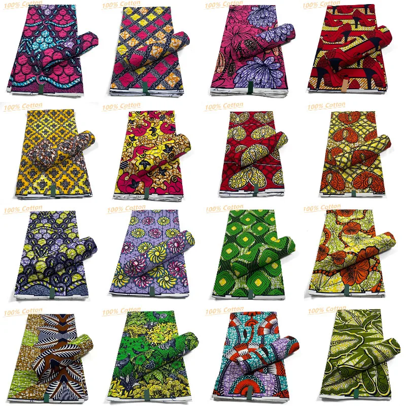 Настоящая ткань с принтом искусственная высокого качества искусственный воск 6