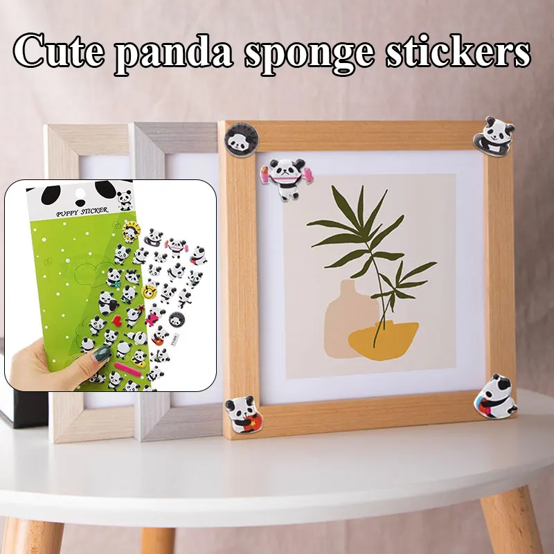 

1 Sheet Cartoon Panda 3D DIY Stickers Decorative Scrapbooking Diary Album Stick Label Hand Account Decor Stationery