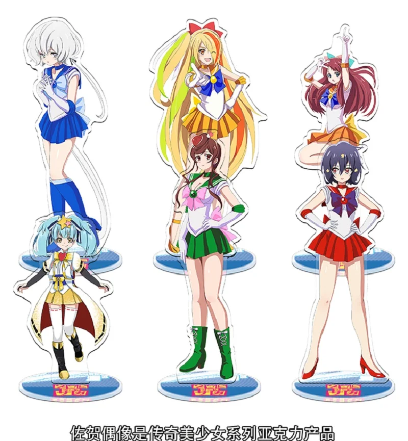 

Anime ZOMBIE LAND SAGA Minamoto Sakura Nikaido Junko Acrylic Stand Figure Desk Decor Collection Model Toy Doll Gift Cosplay Prop