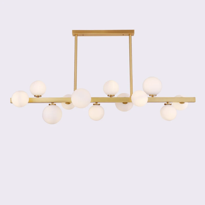 Модные художественные подвесные светильники золотые/черные Волшебные g4