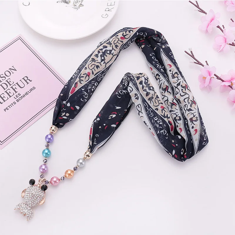 Новое поступление 2020 шифоновое ювелирное изделие массивное ожерелье подвеска