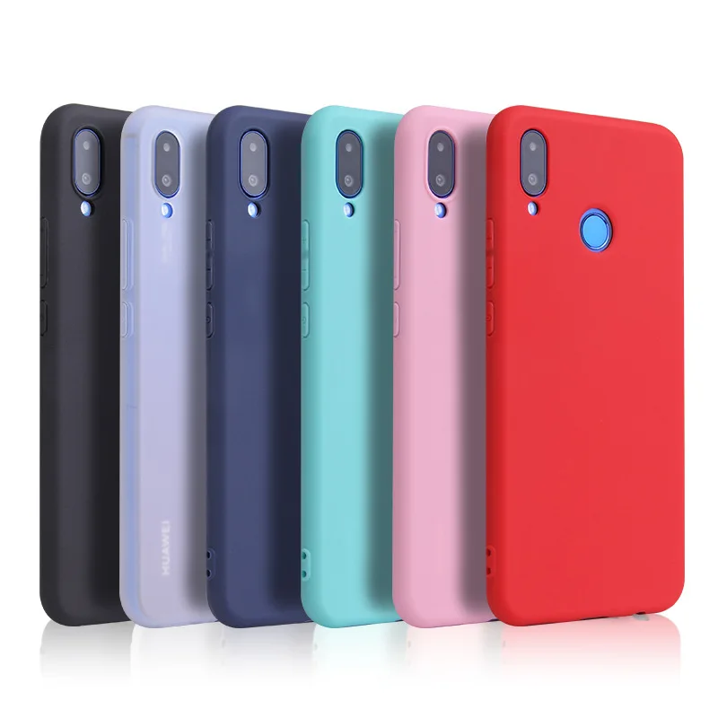 Фото Яркий Цветной чехол для телефона Samsung Galaxy A50 A50S однотонный силиконовый A10 A30 G530 J2