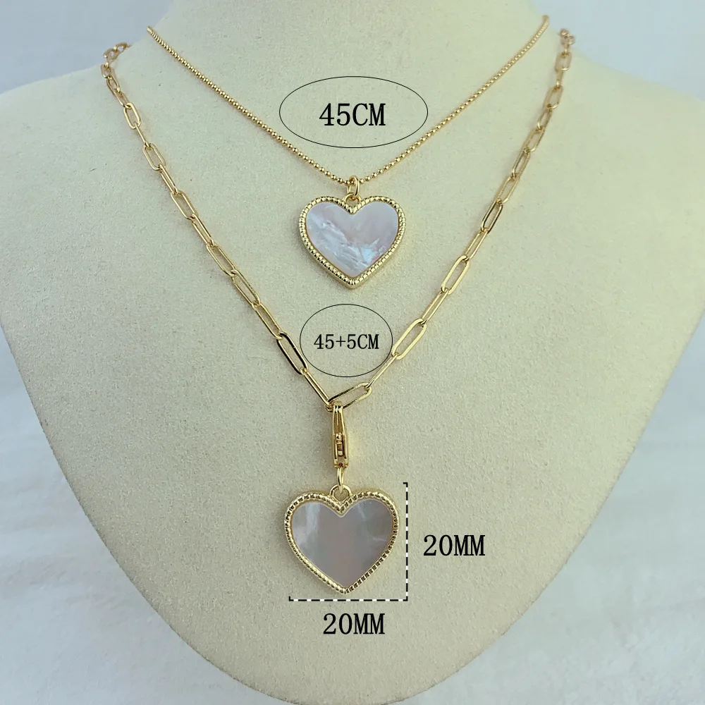 

Модное женское ожерелье с ракушками Love, цепочка до ключицы, простое индивидуальное одностороннее подвесное украшение из натуральной белой ...