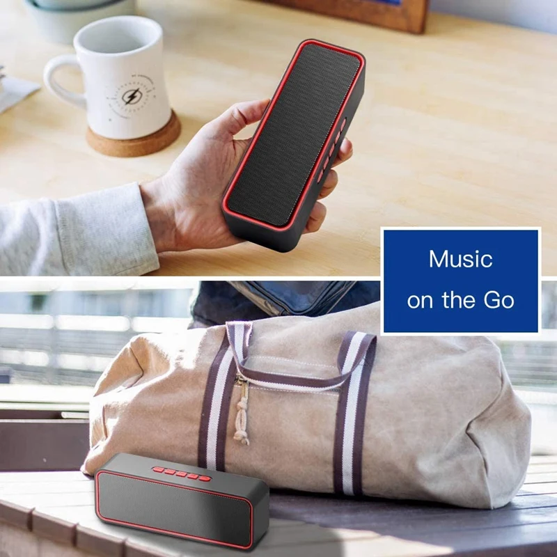 Портативная Bluetooth-колонка TWS Bluetooth 5 0 Беспроводная колонка с 3D стерео Hi-Fi басами