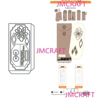 jmcraft file pockets with different patterns 1 metal cutting dies diy scrapbook handmade paper craft metal steel template dies