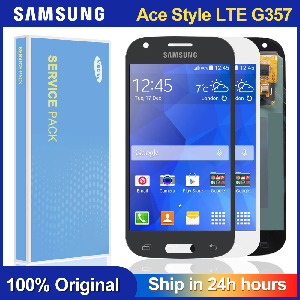 Оригинальный ЖК дисплей 4 3 дюйма для Samsung Galaxy Ace4 Ace SM G357 G357FZ с сенсорным экраном и