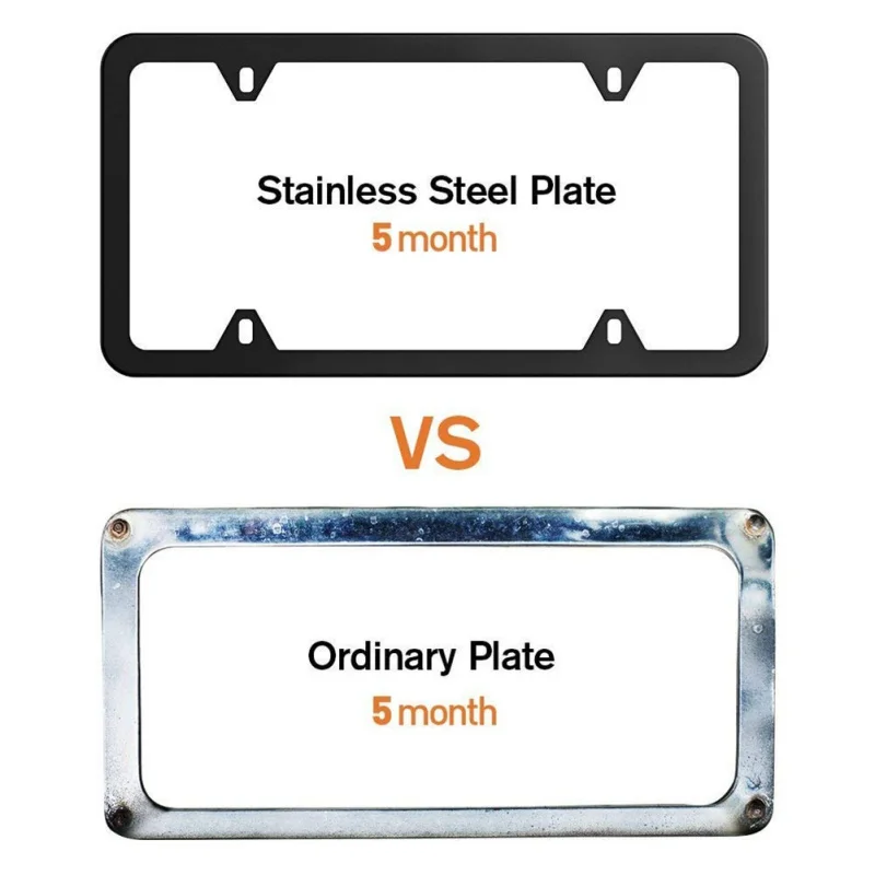 2 шт. держатель крышки номерного знака из нержавеющей стали для авто грузовой
