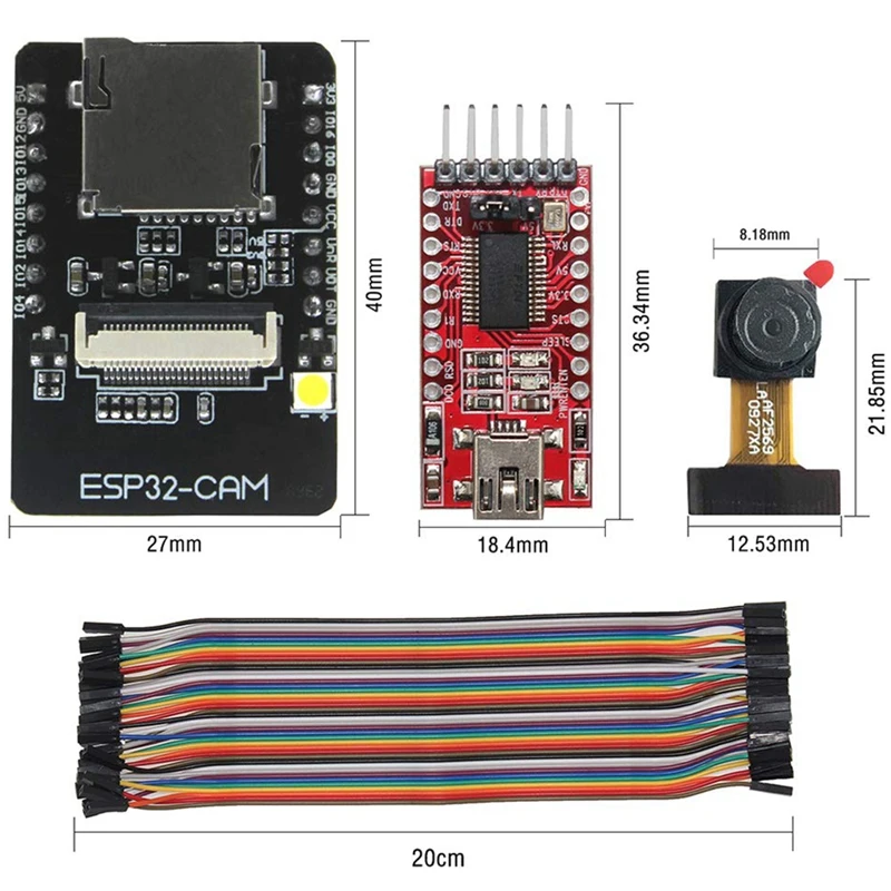 Esp32 Cam Камера Wifi + Bluetooth модуль 4M Psram двухъядерный 32 битный процессор макетная плата