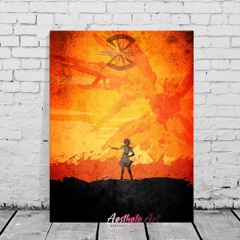 Декоративная настенная Картина на холсте с принтом |