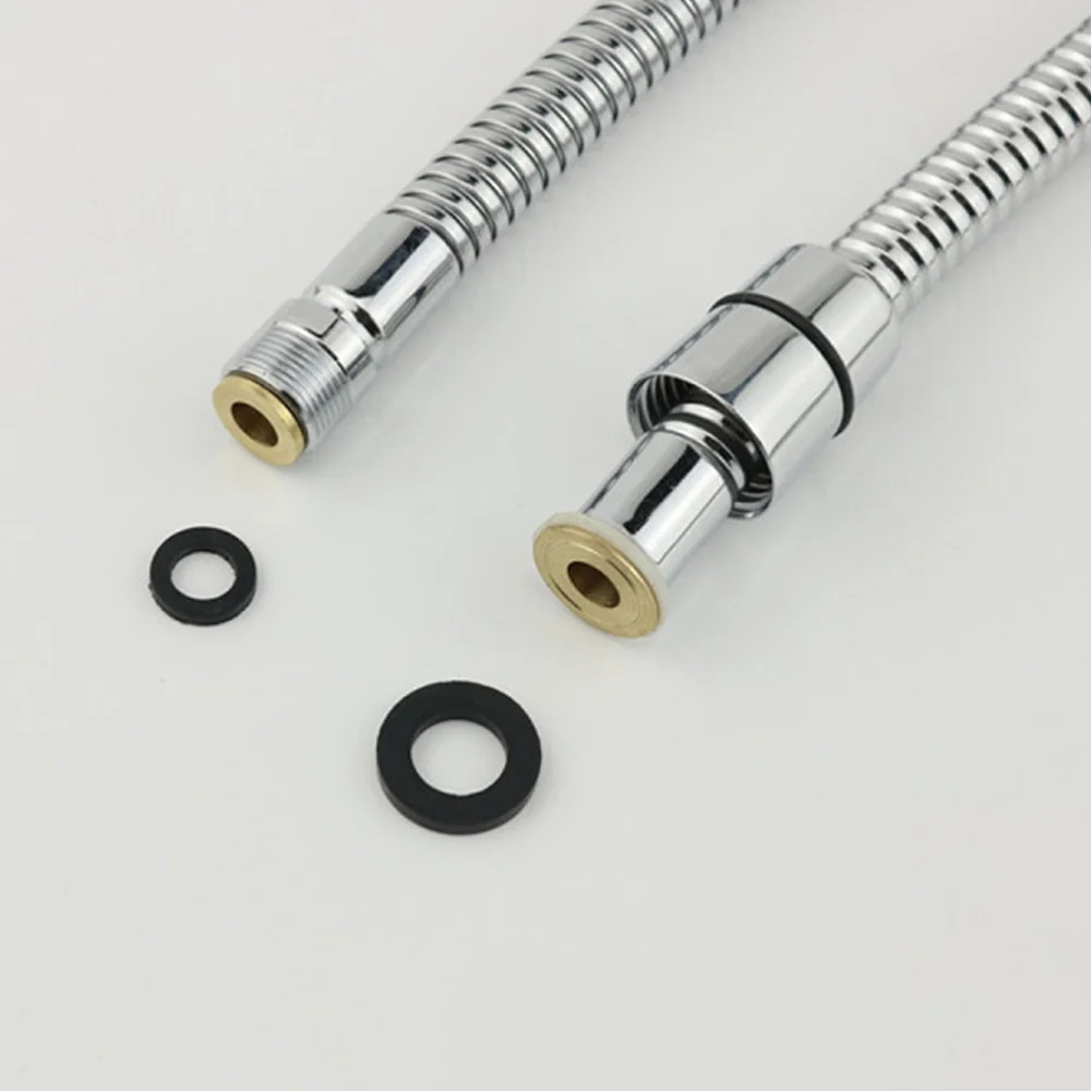 

1.5M Shower Hose Stainless Steel Flexible Anti-Kink Handheld Hose Sprayer Hose Bathroom Handheld Connection T