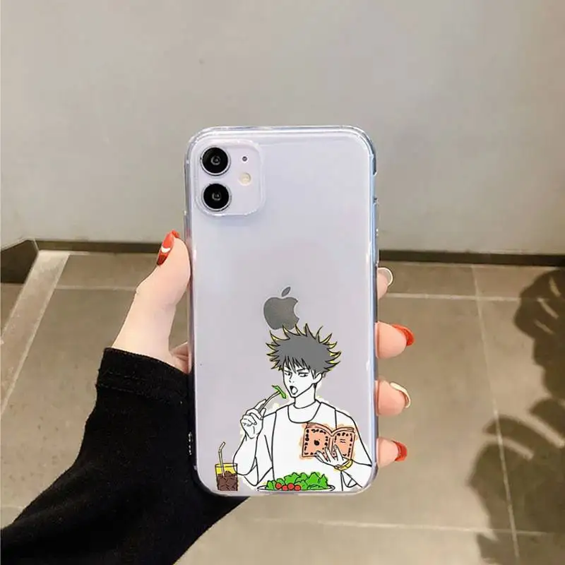 

Jujutsu Kaisen Phone Case Transparent for iPhone 11 12 mini pro XS MAX 8 7 6 6S Plus X 5S SE 2020 XR