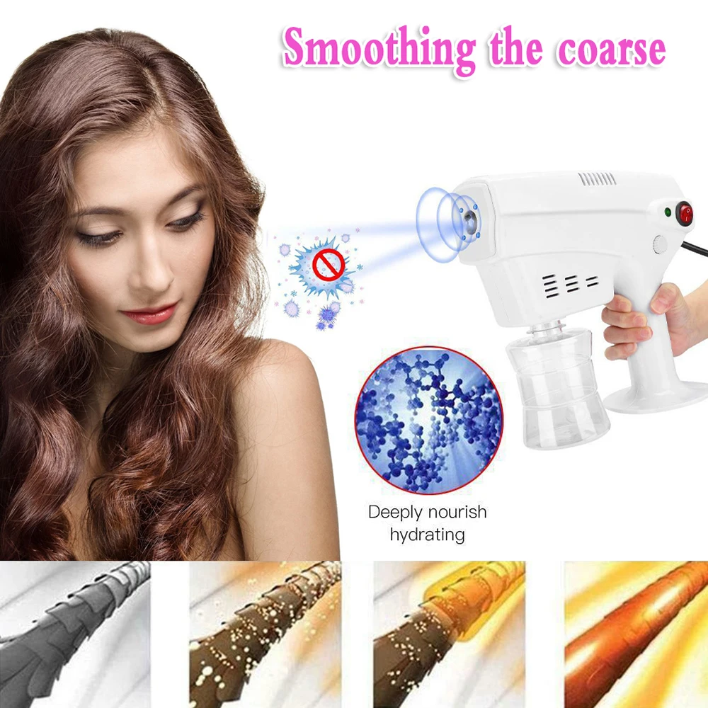 Синий светильник Многофункциональный гель для волос нано паровой пистолет