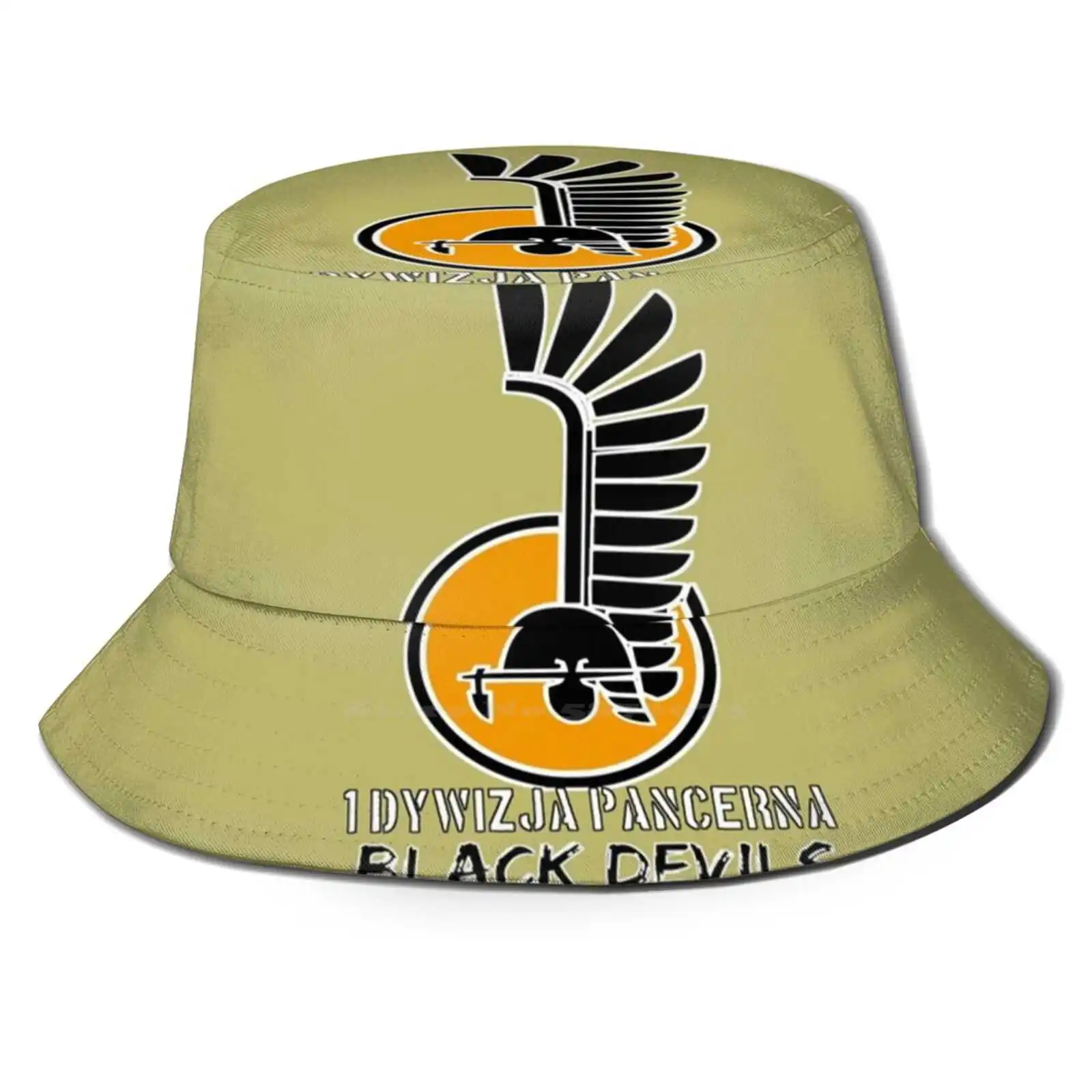 

1-е Ed Division - 1 Dywizja Pancerna 'черные демоны Польша-шляпа для исторических рыбаков Панама Шляпы 1-е Ed Division 1
