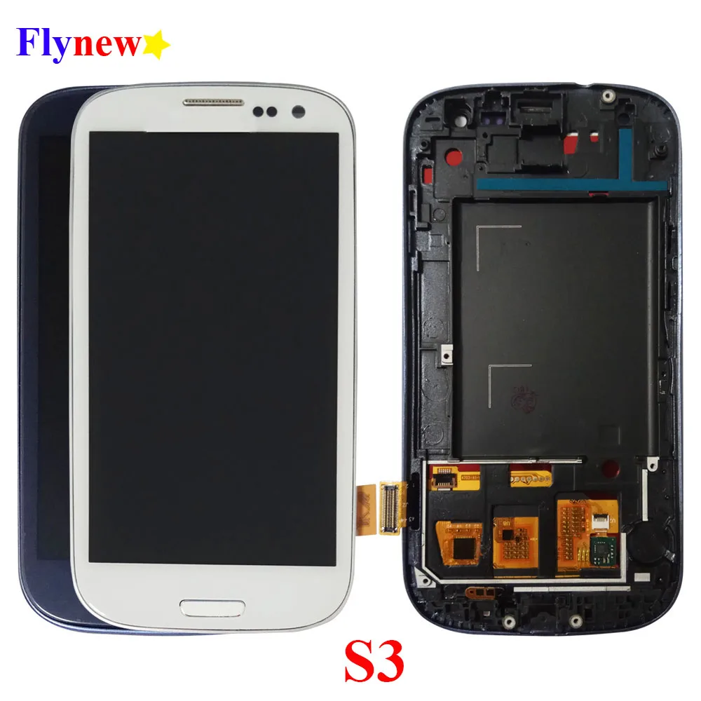I9300 ЖК дисплей для SAMSUNG Galaxy S3 i9300i экран i9301 i9308i i9301i Сенсорная панель дигитайзер