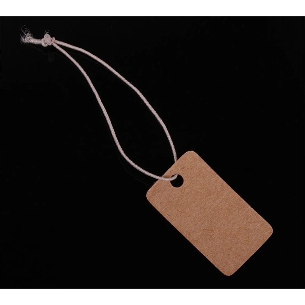 Kraft Brown Paper Price Tag Small For Jewelry Display | Дом и сад