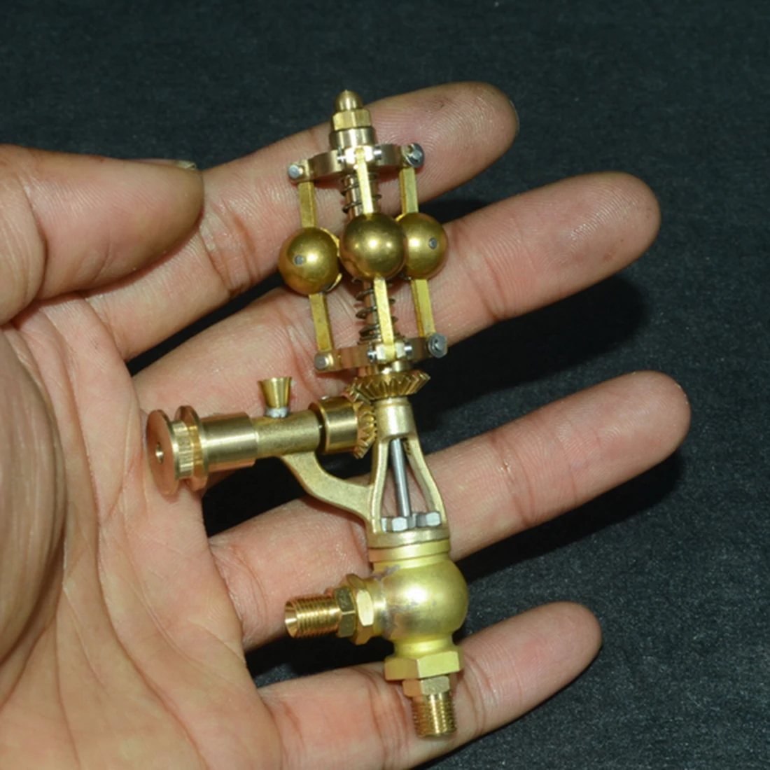 Мини латунный паровой двигатель Flyball регулятор физики мощность пара